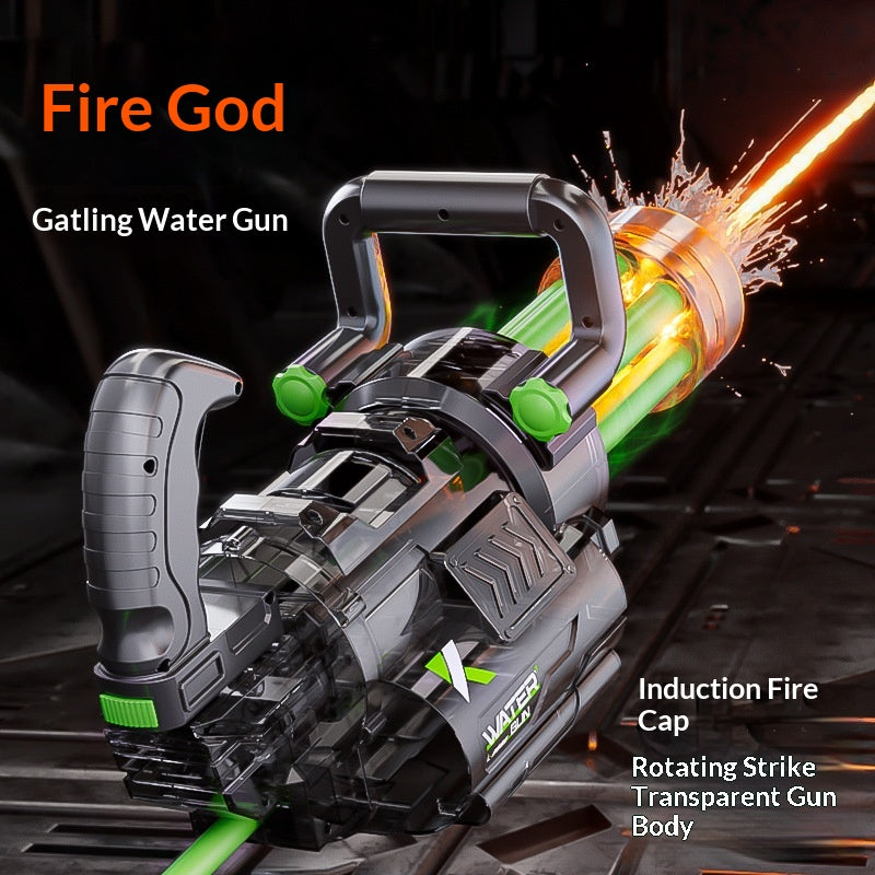 Fire God's Trailing Backpack Water Gun Game
