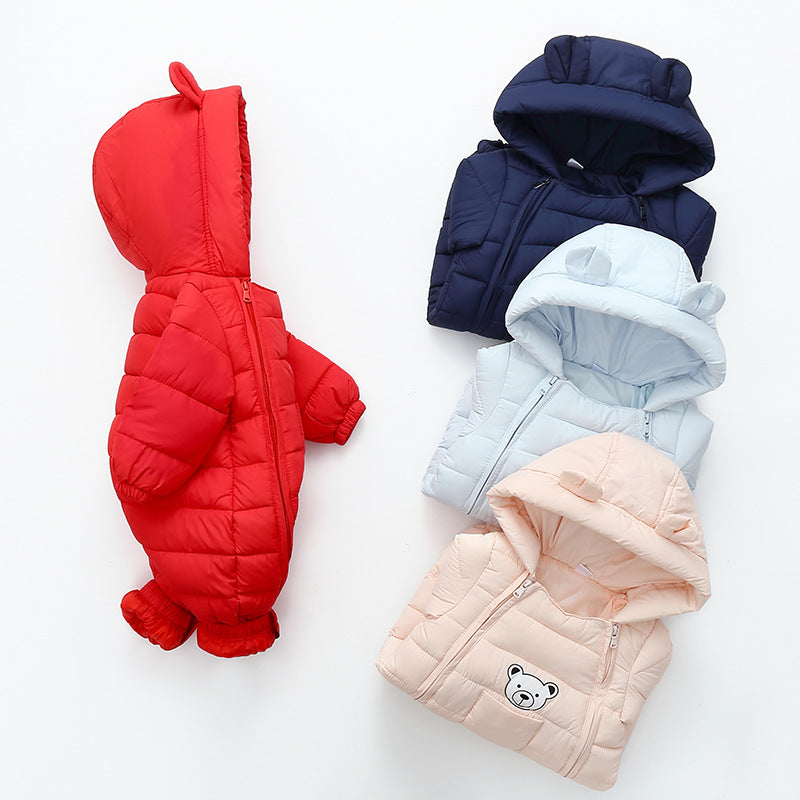Veste en coton rembourrée d'une seule pièce