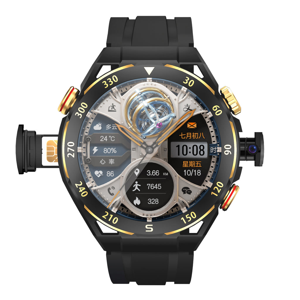 WS10 Smart Watch Insert Internet Accès carte 128g Grand écran mémoire multifonction