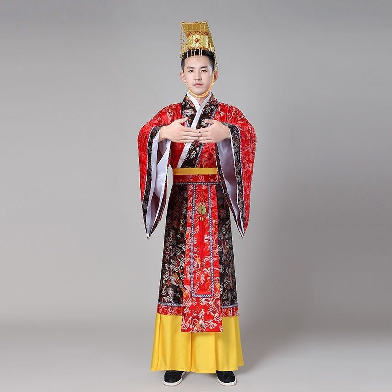 Costume antique de l'empereur de la dynastie Tang