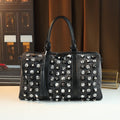 Grand-Capacité Voyage occasionnel Strass Sac à main embelli Sac à dos