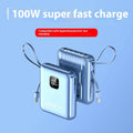 Mini-portable avec câble 20000 MA Power Bank PD225W Alimentation mobile