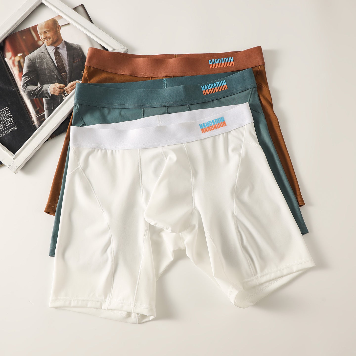 Breathable Mid-rise Sports Boxer Slips résistant aux chocs