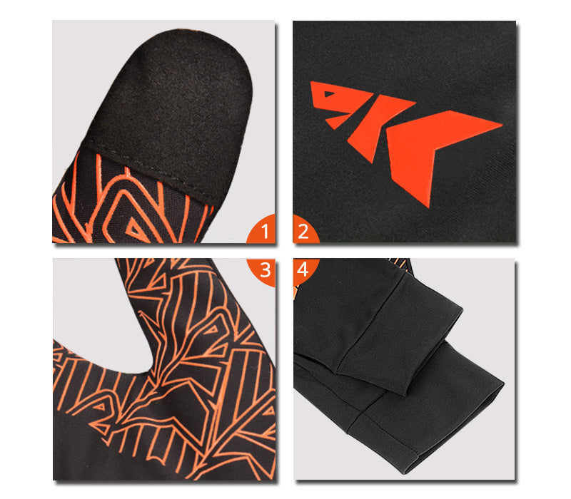 Anti-slip gloves for winter fishing