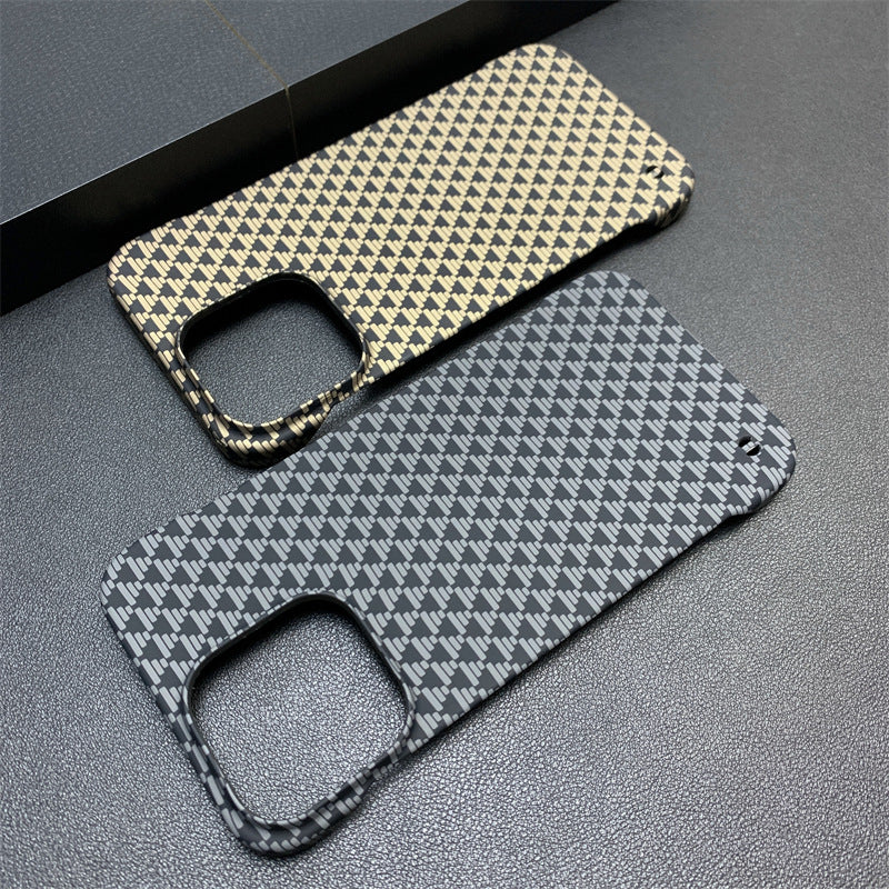 Modèle de source Triangle sans cadre Étui de téléphone à demi-paquet ultra-mince