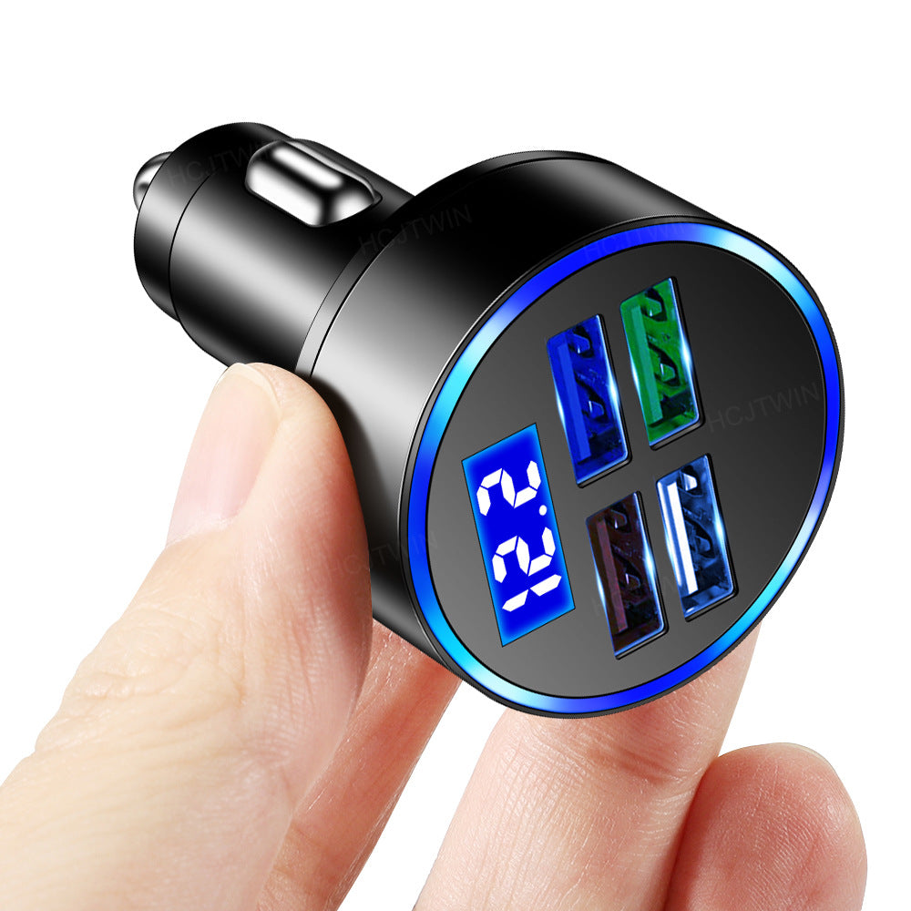 Chargeur de voiture multiports de un à quatre