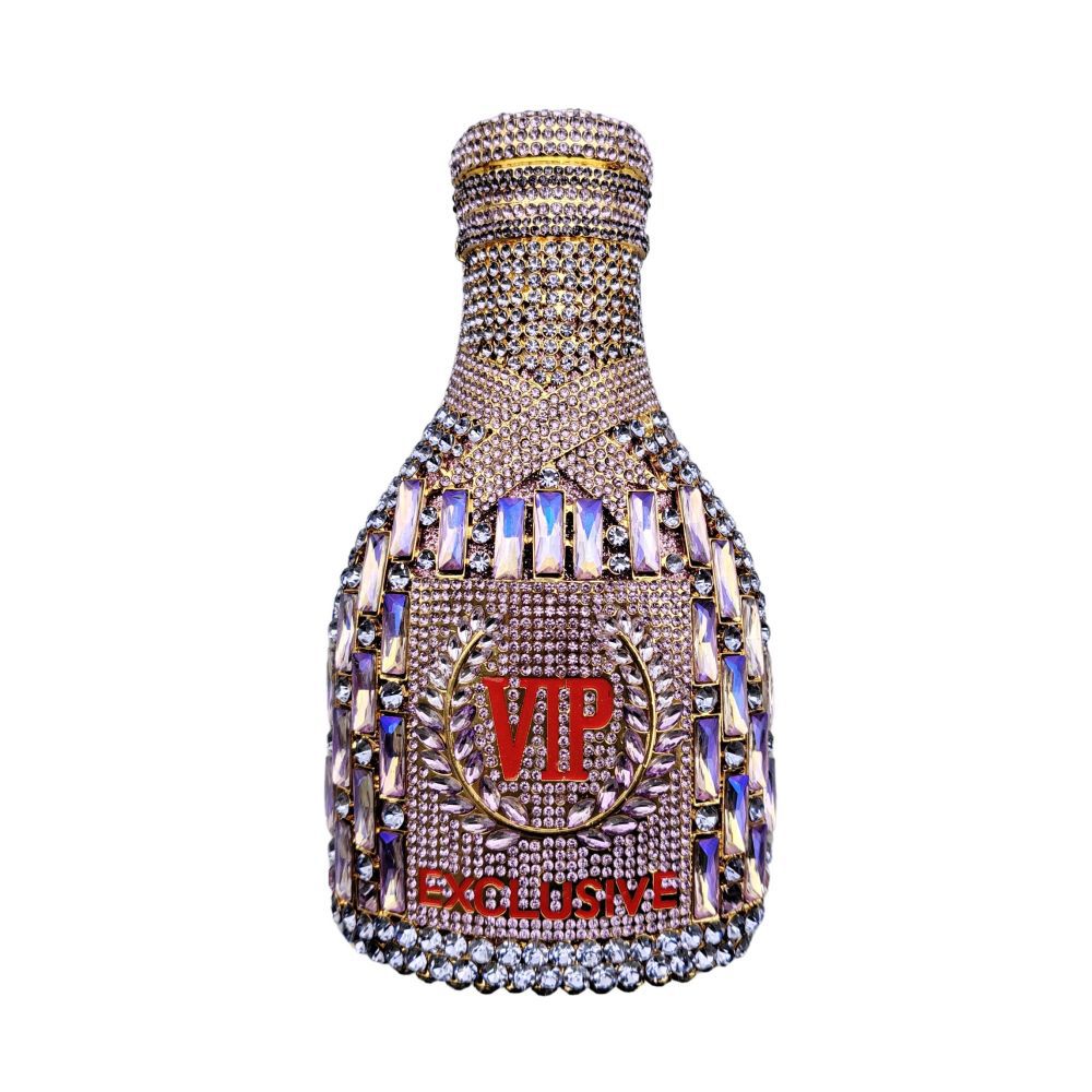 Champagne Bouteille Diamond Hand Holding Sac de dîner