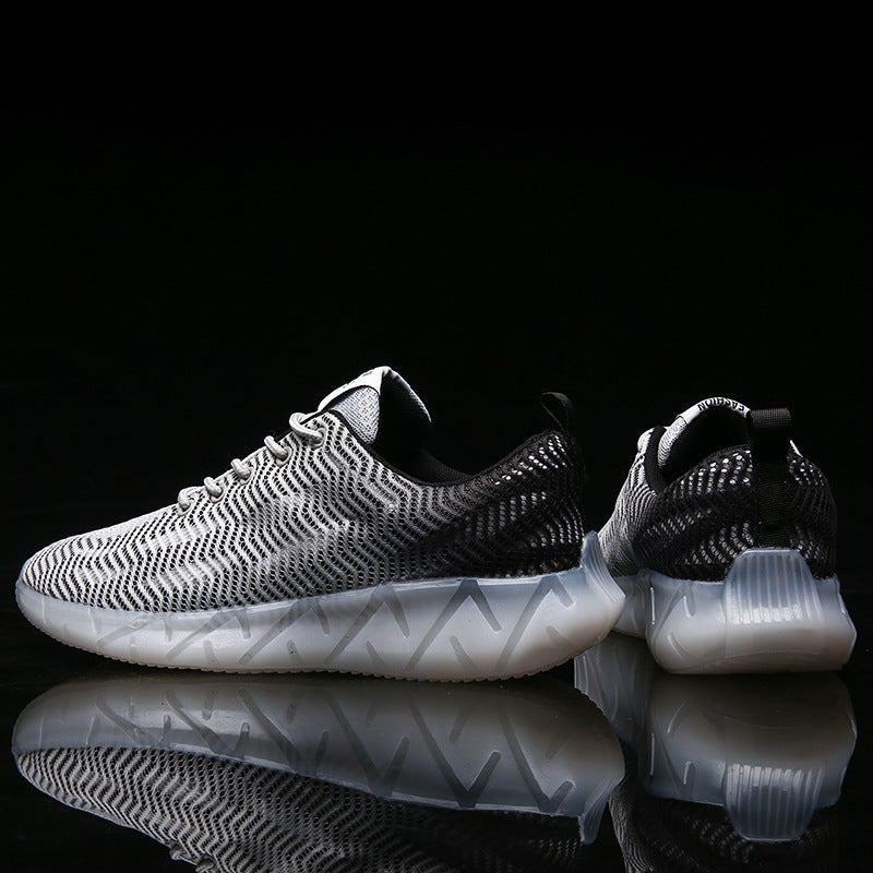 Chaussures de Running Trend Mesh Chaussures d'étudiant Hommes Sports Chaussures simples Jeunes Chaussures tendance entiers