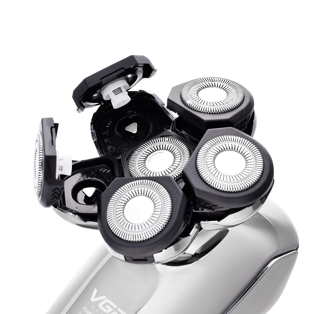 Shaver électrique d'affichage numérique de six en un pour hommes