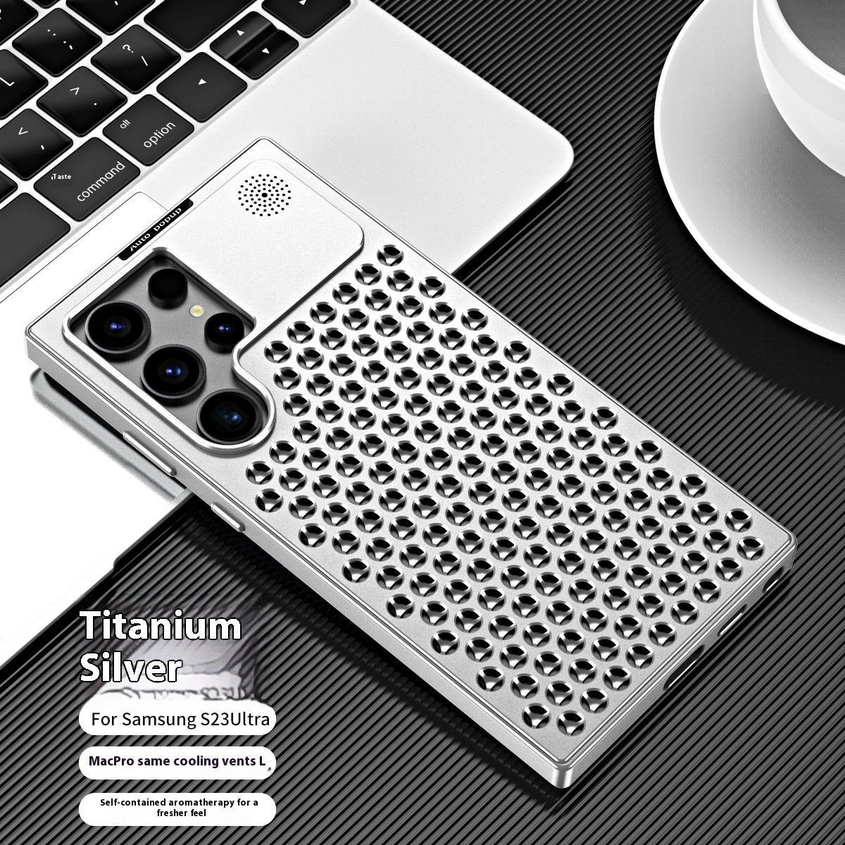 Ressort fixation magnétique aspiration alliage d'aluminium dissipation de chaleur S24ultra