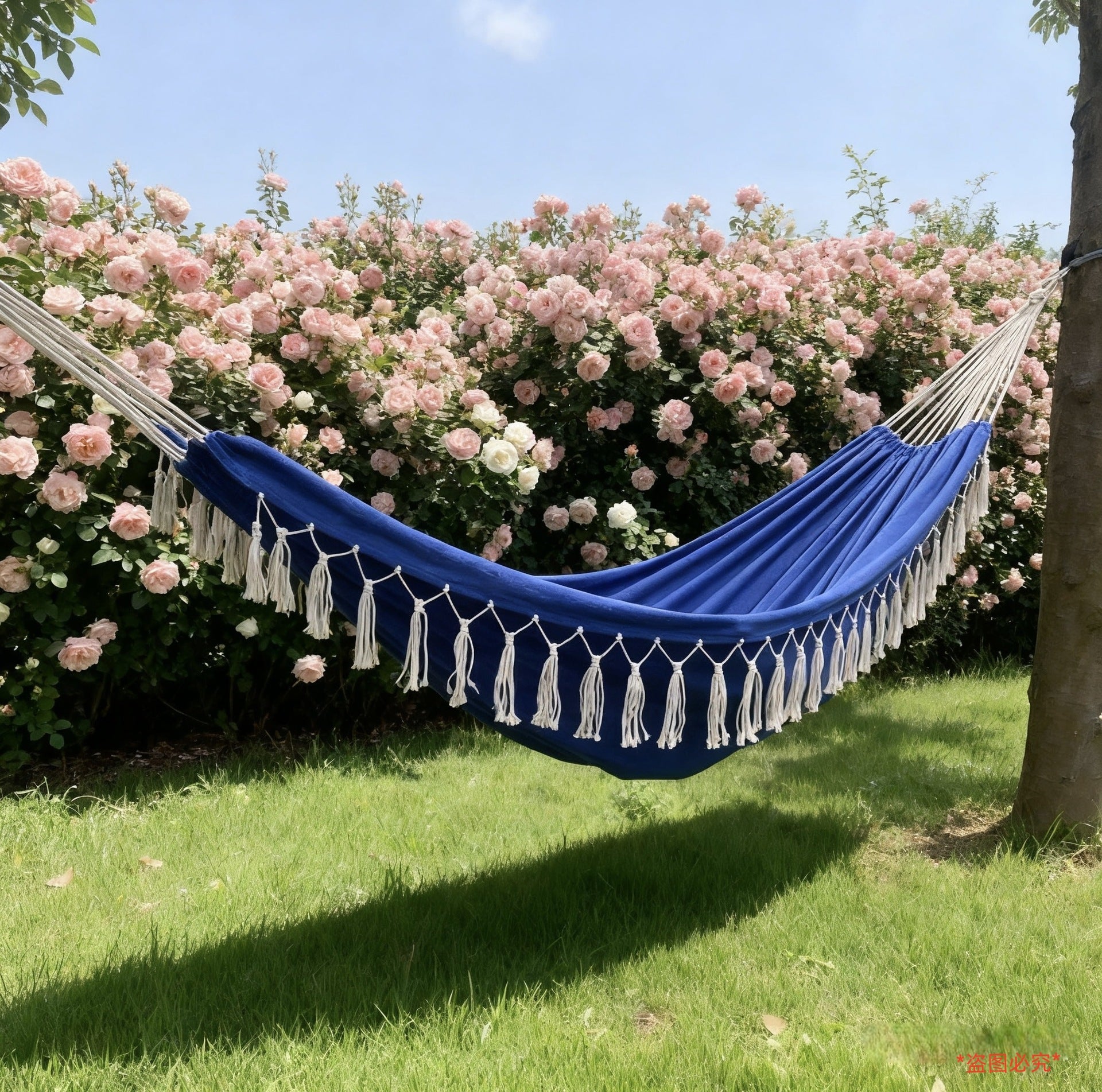 Hamac extérieur et intérieur en toile de tassel