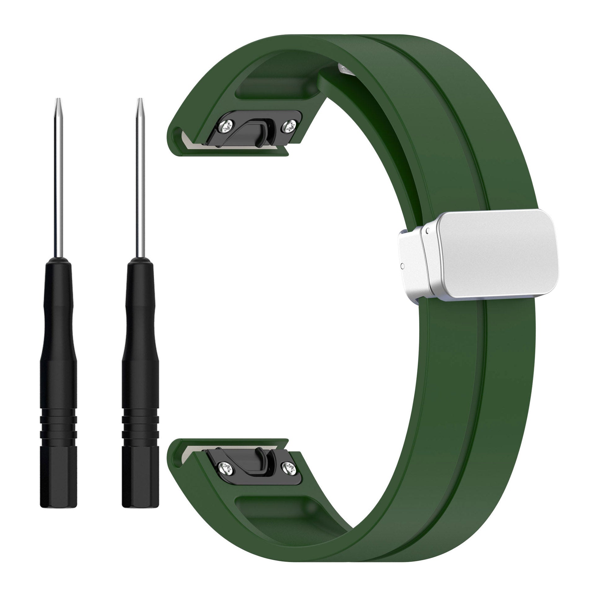 Bracelet en silicone à libération rapide