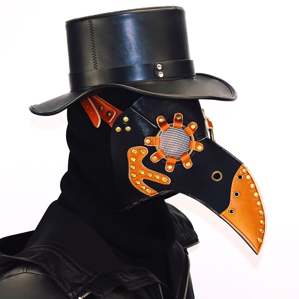 Steampunk Plague Beak Masquerade Party Masque Tête Femme