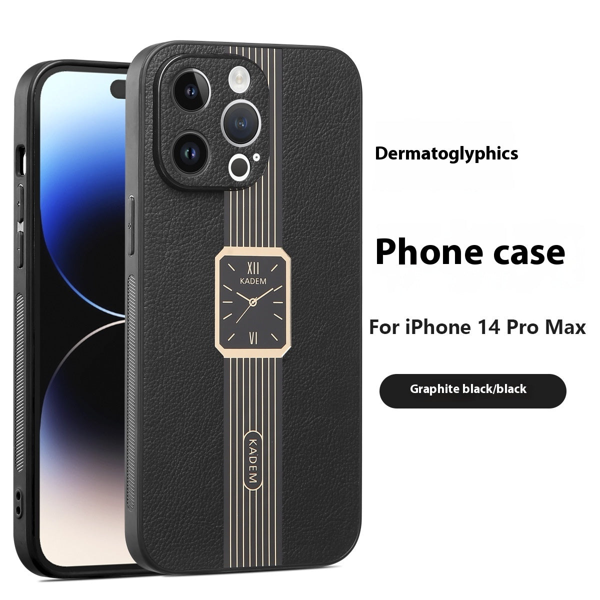 Coffret de protection magnétique rond Coque de téléphone