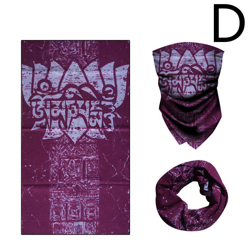 Magic Turban Headgear Équipement de sport Bib écran solaire Collier fournitures d'équitation
