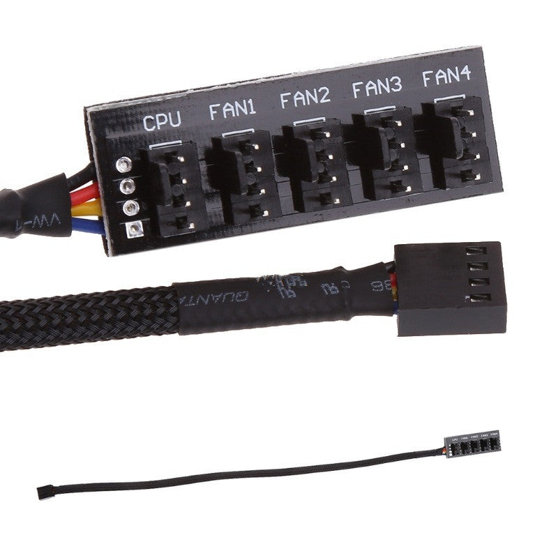 1 à 5 4 broches TX4 PWM CPU Étui de ventilation Splitter cas tressé Power Cab