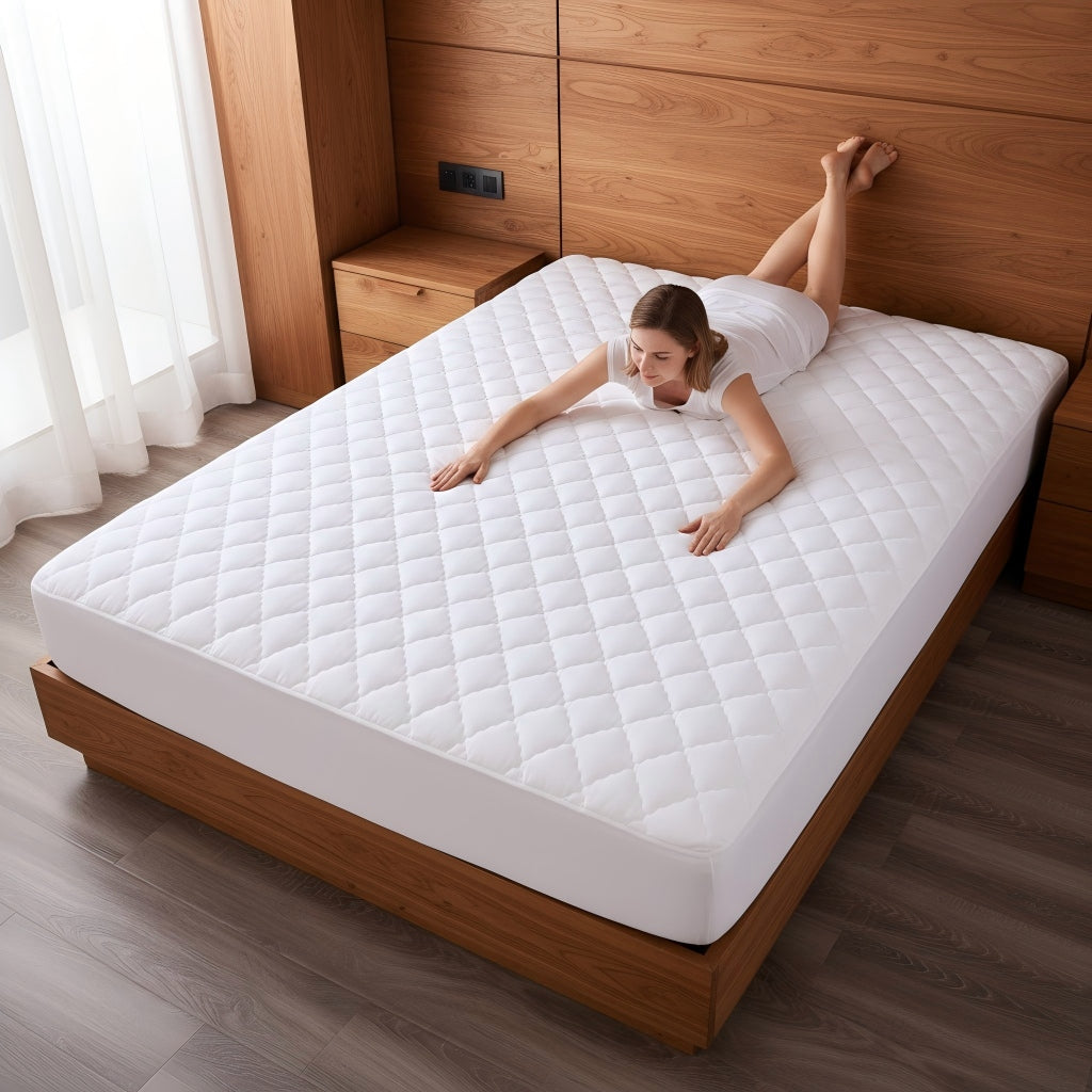 1PC Feuille de lit matelassée en diamant pour toutes les saisons