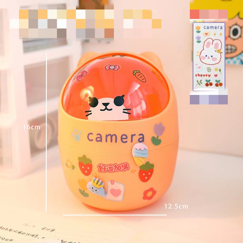 Poubelle de bureau Poubelle de bureau Organisateur Bucket Bureau Mini ours Poubelle de bureau
