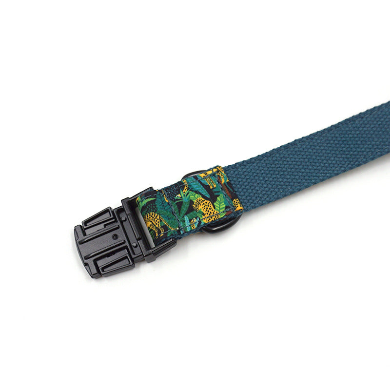 Pet Instagram Style Jungle Leopard Dog Collar