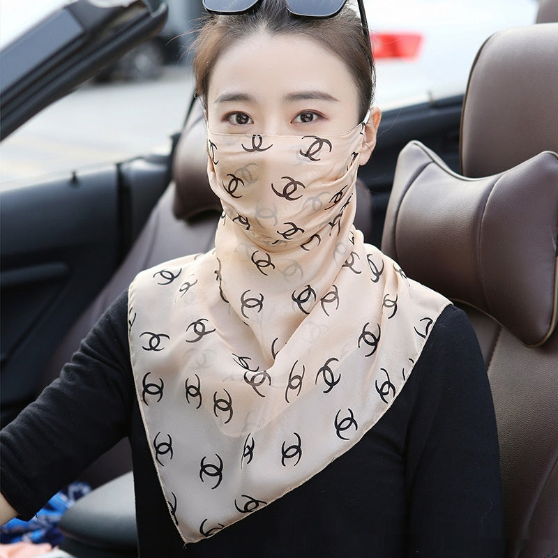 Masque en soie Voile respirante pour femmes