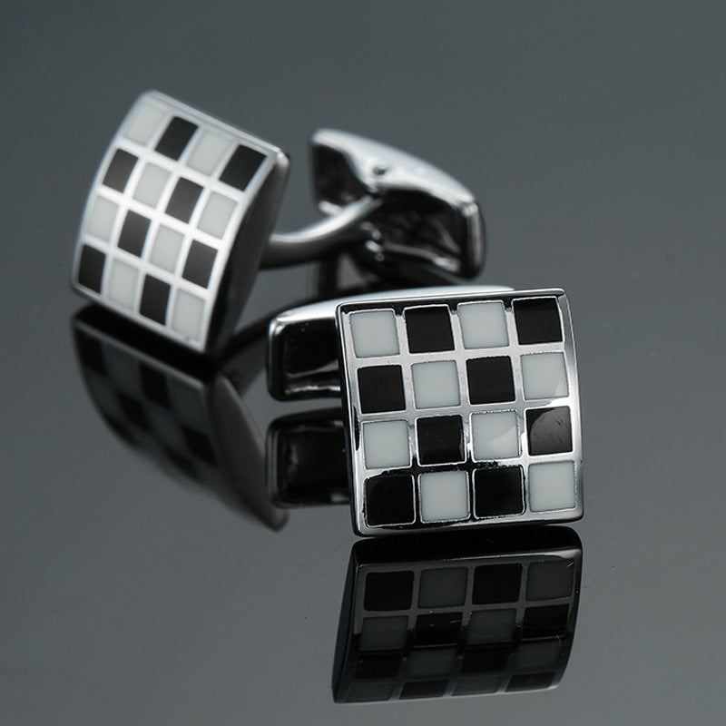 Men's Enamel Craft Vintage Collection Cube Cufflinks