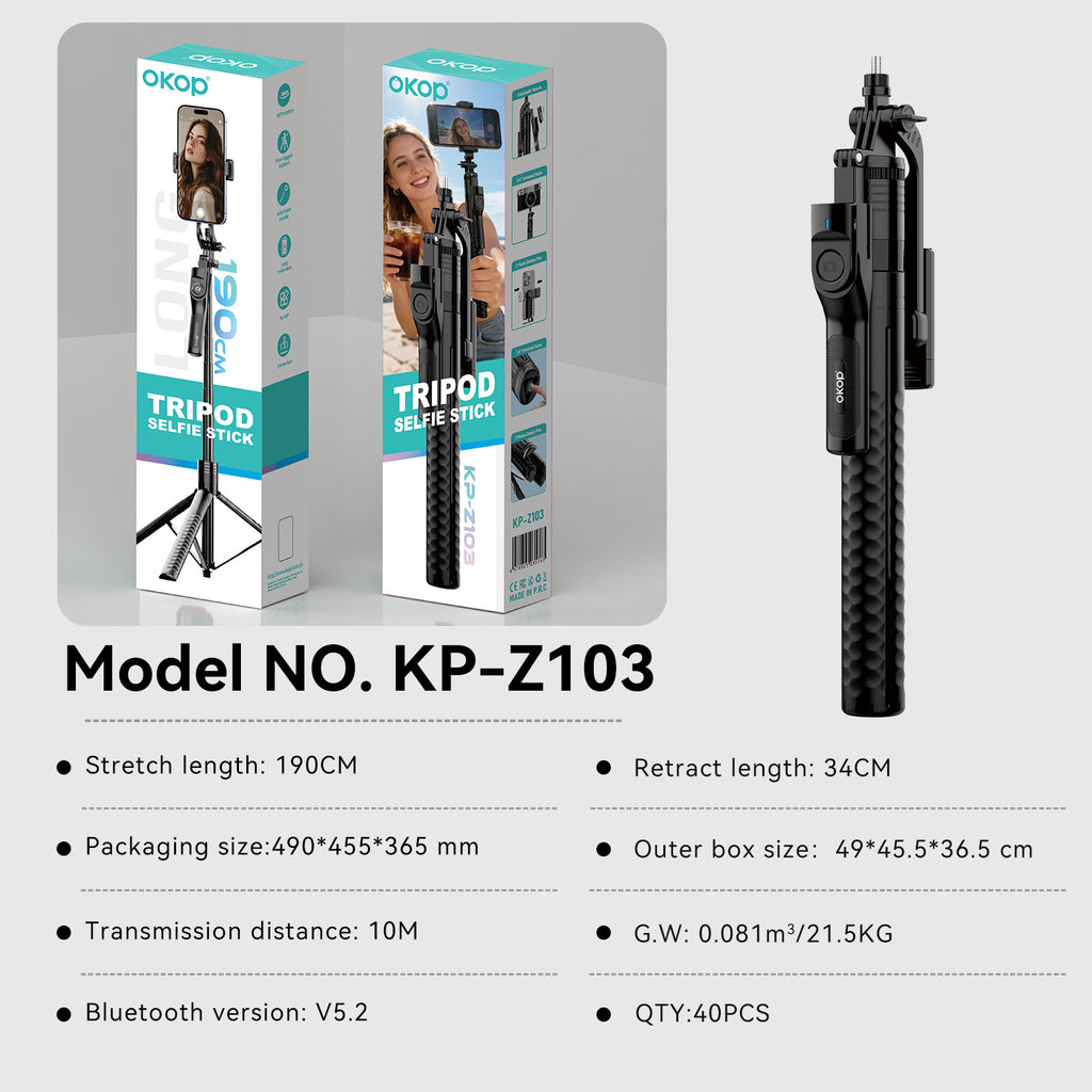 KP-Z Smartphone portable Gimbal Stabilizer Universal Anti-Shake Selfie Stick Factory Stock