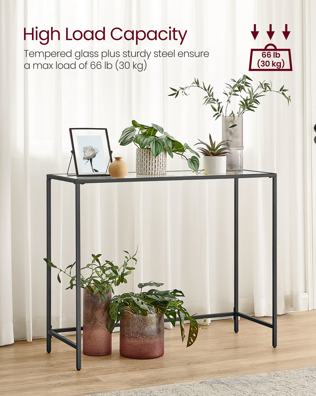 VASAGLE 39.6 Inches Console Table