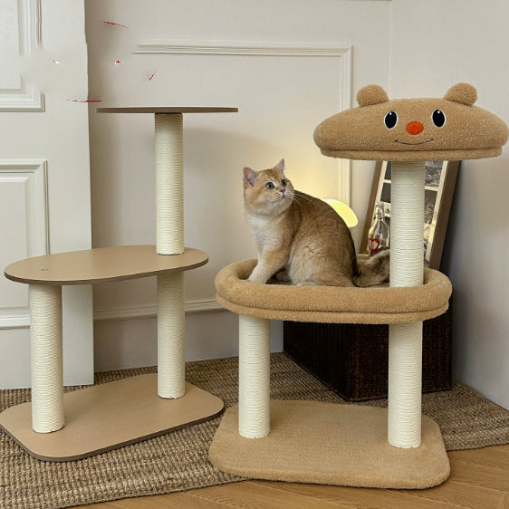 Beurre de TOOCAT Petit cadre d'escalade de panda Jouet tout-en-un de chat Lit de chat résistant aux rayures