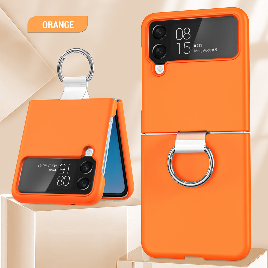 Étui de protection transparent pour bague fixe Galaxy Zflip4