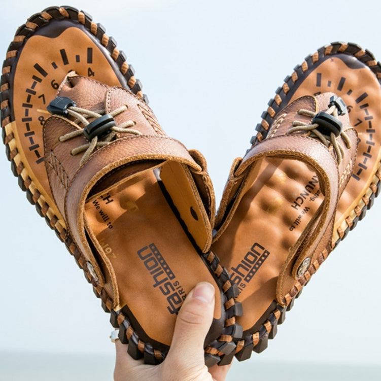 Chaussures de plage Casual Fashionable Hommes Chaussures polyvalentes bidirectionnelles en grandes tailles