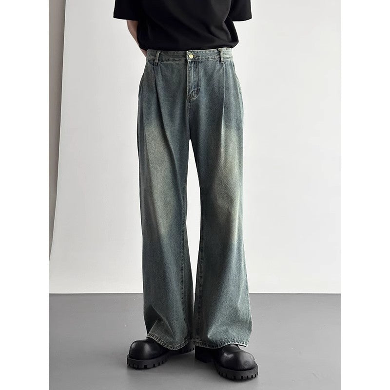 Jeans retro minimalistes haut de gamme pour hommes