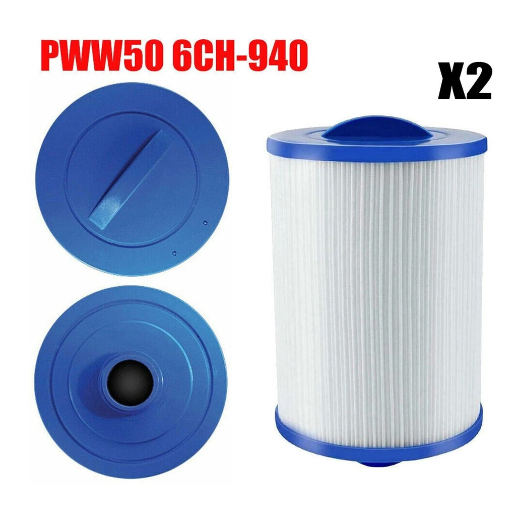 2 Pack Filtre compatible PWW50 Filtres de baignoire SPA 6CH-940 Superior Spas Pool UK