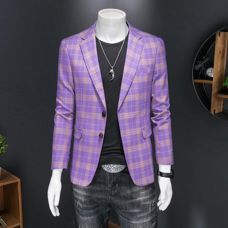 Veste de costume mince fashionable homme