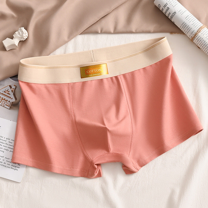 Slip de boxeur respirant en coton athlétique pour hommes