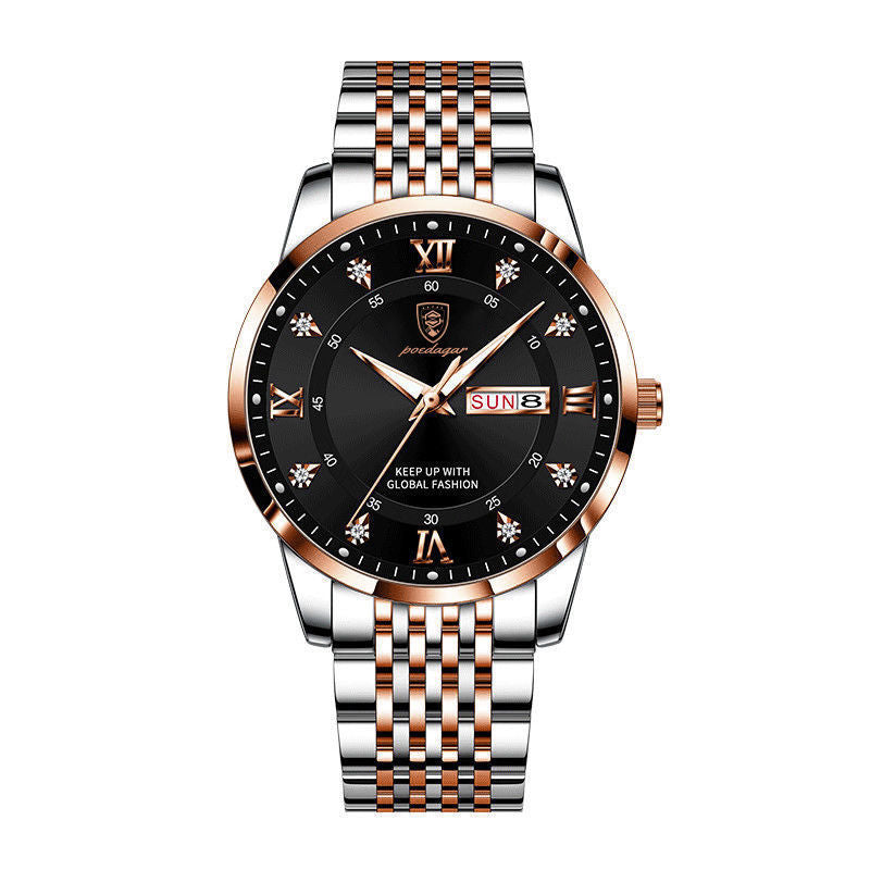 Lumineux montre homme mode coréenne
