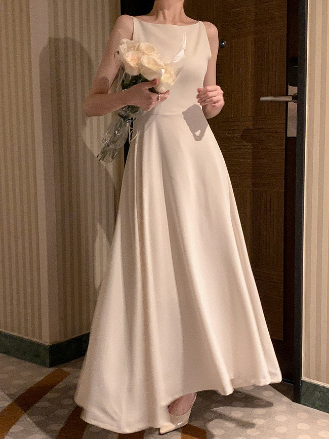 Robe de taille sans manches sans épaule