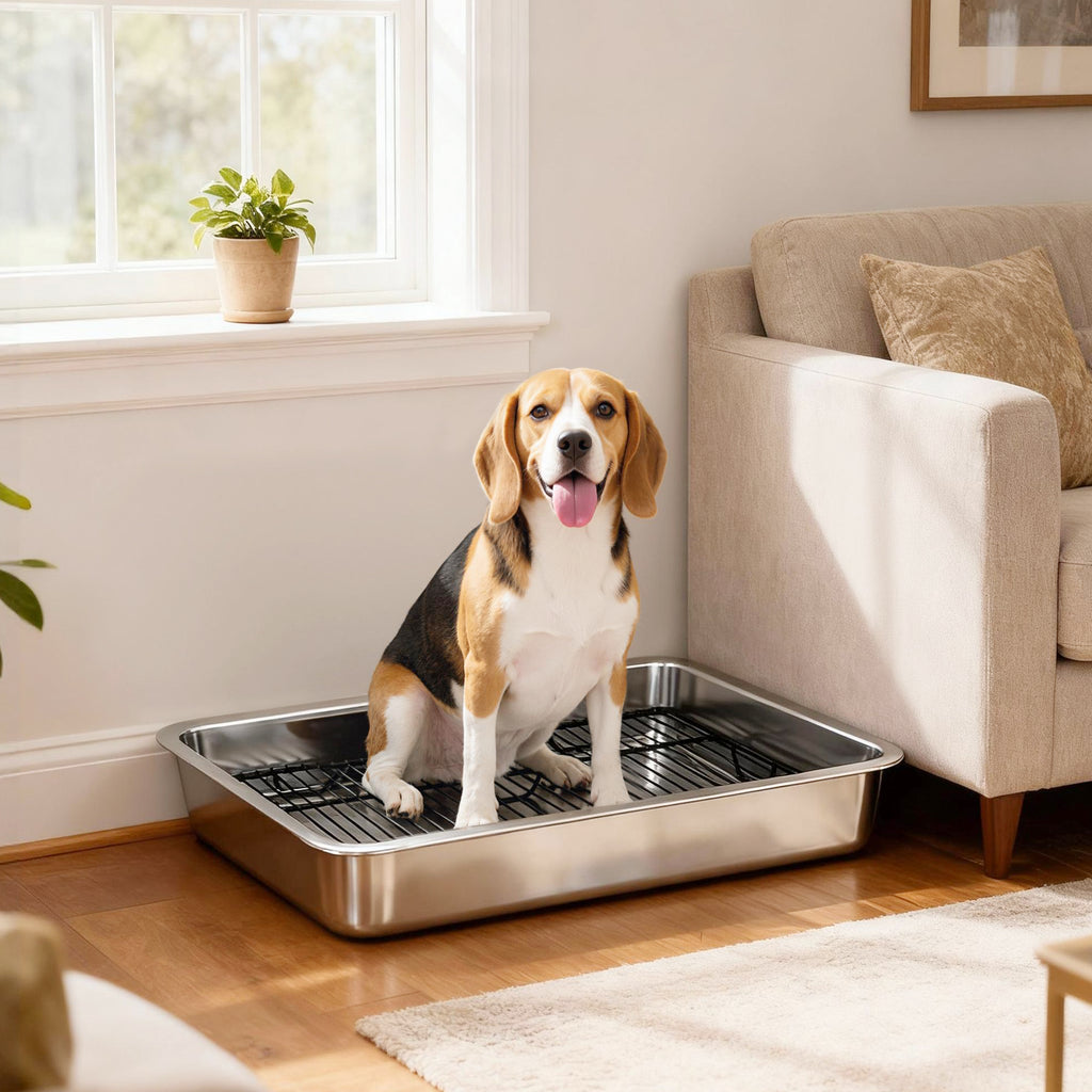 Stainless steel dog bowl for small and medium dogs