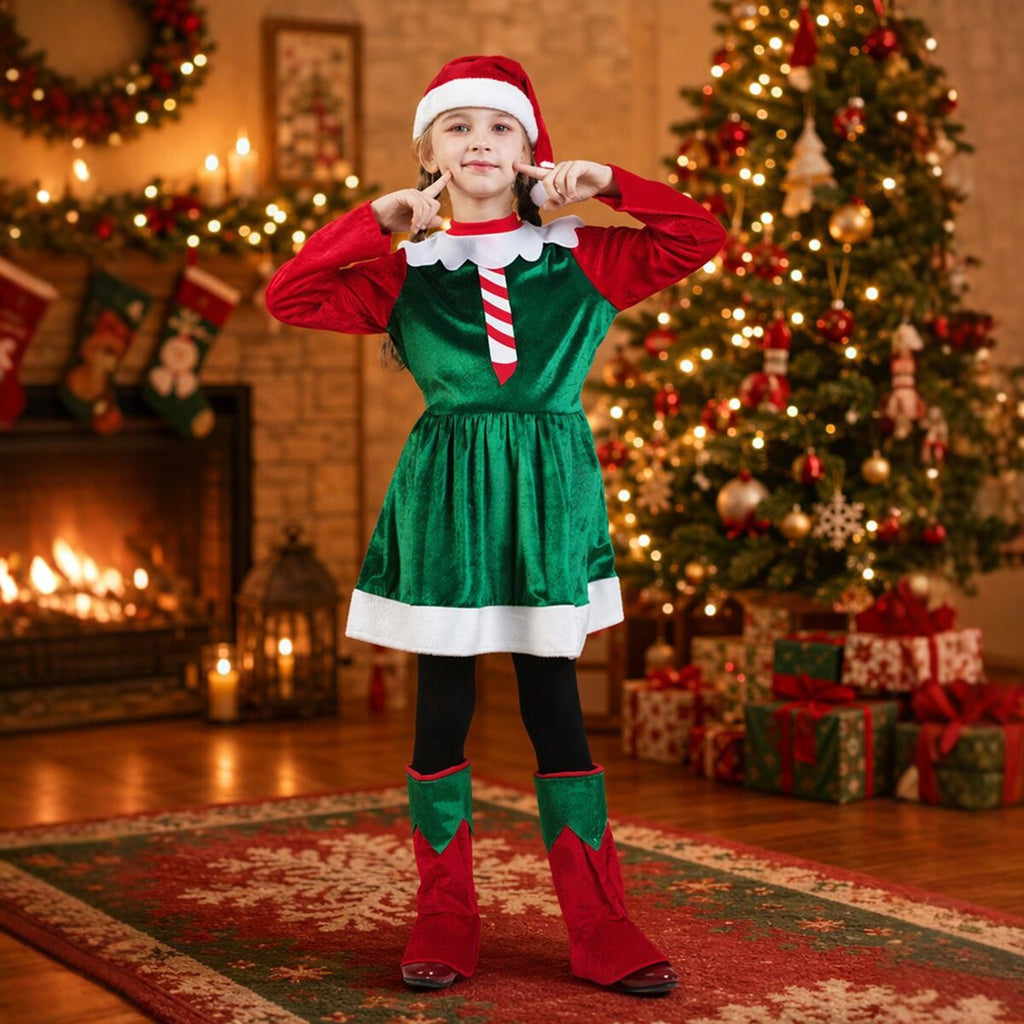 Déguisement de performance de l'Élef de Noël pour enfants