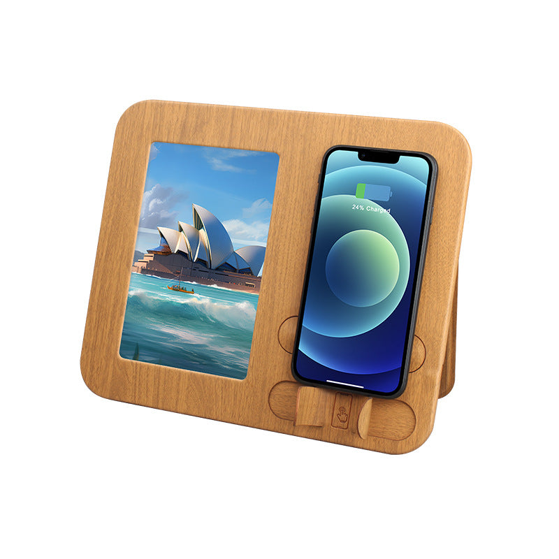 Calendrier de cadre bricolage Support plat Chargeur sans fil Mouse Pad de bureau