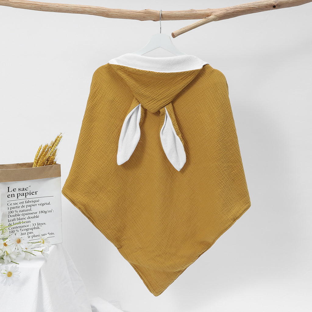 Serviette de bain bébé Pure Cotton Double couche Baignoire à capuche Gauze
