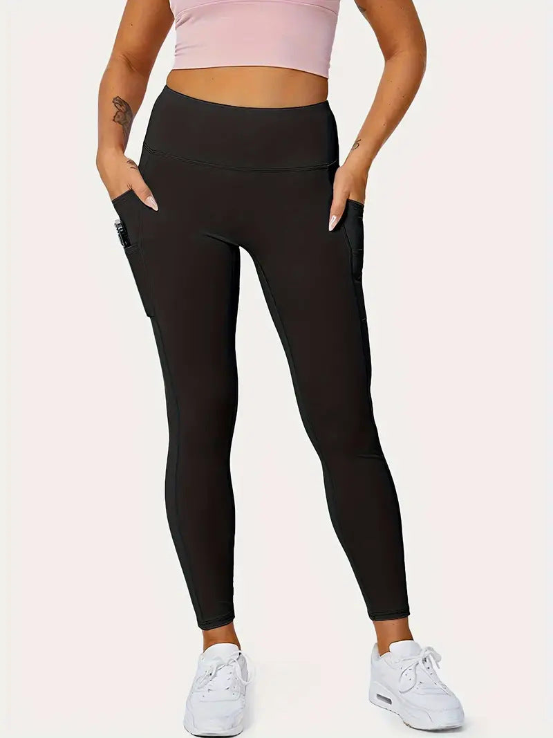 Pantalon de yoga de poche double-sid Amazon Aliexpress Sports européens et américains à haute portée