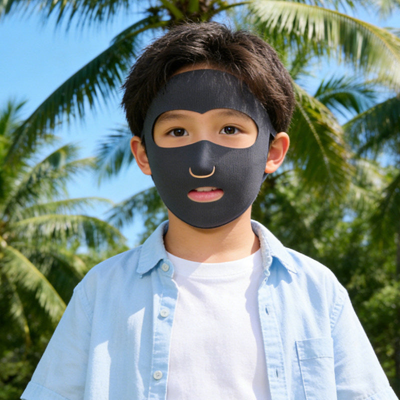 Masque de protection solaire complet pour les activités de plein air estivales