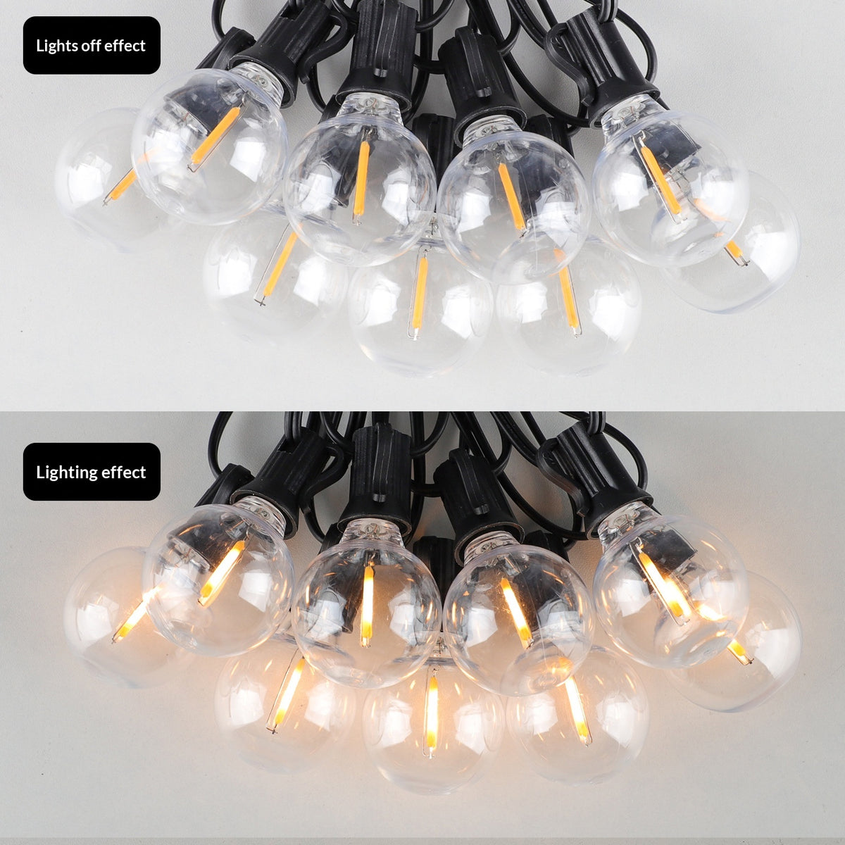Waterproof Solar Copper Wire Outdoor String Lights