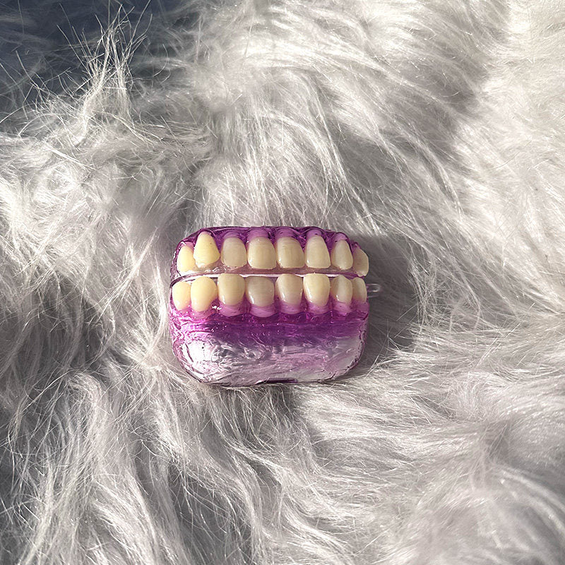 Coque de protection de l'oreille pourpre créative