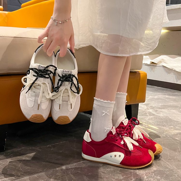 Women's Genuine Leather Height-Increasing Training Shoes