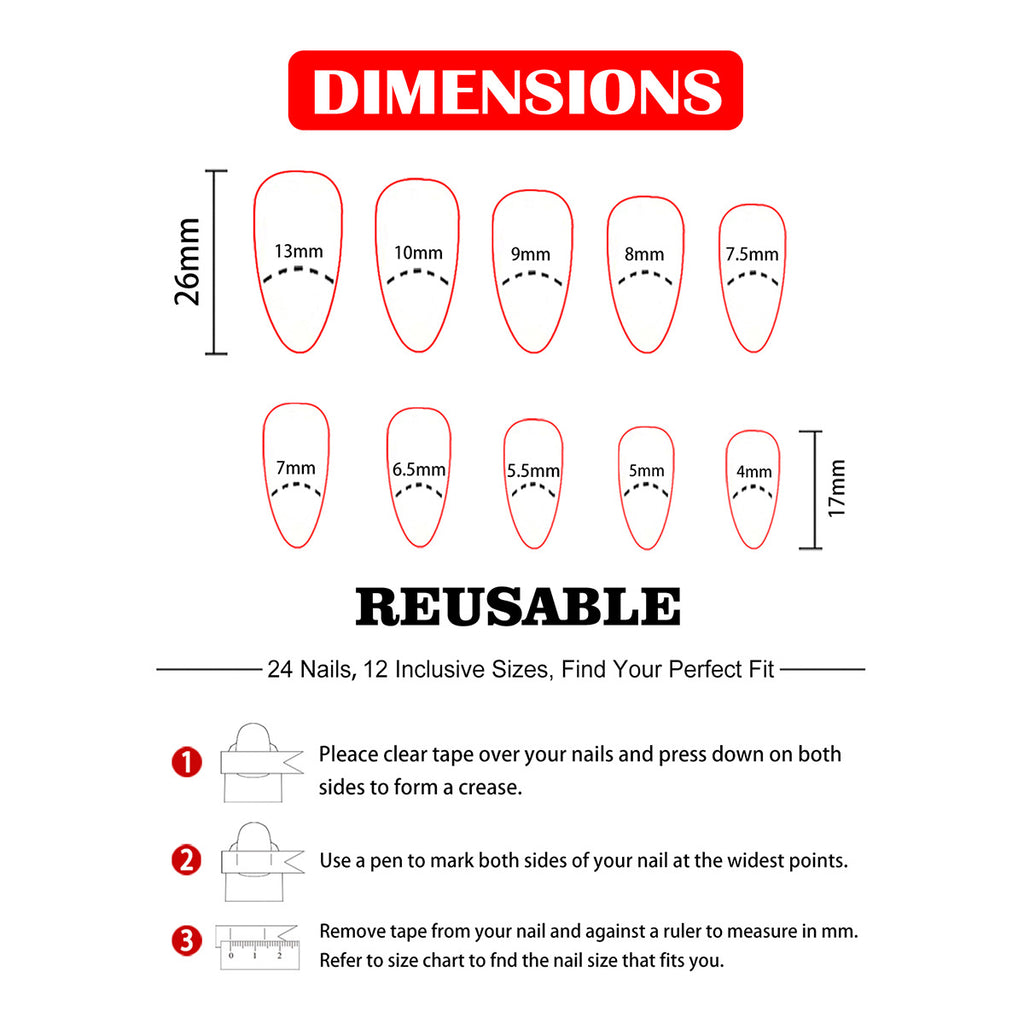 Faux ongles français doux et amovible