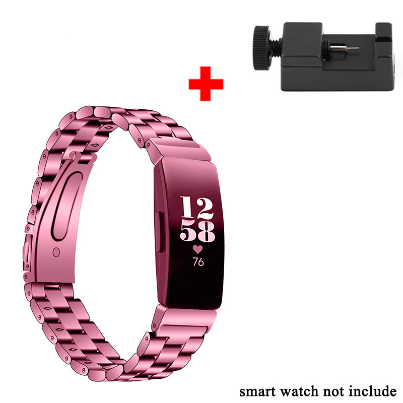 Bracelet de remplacement en métal massif en acier inoxydable