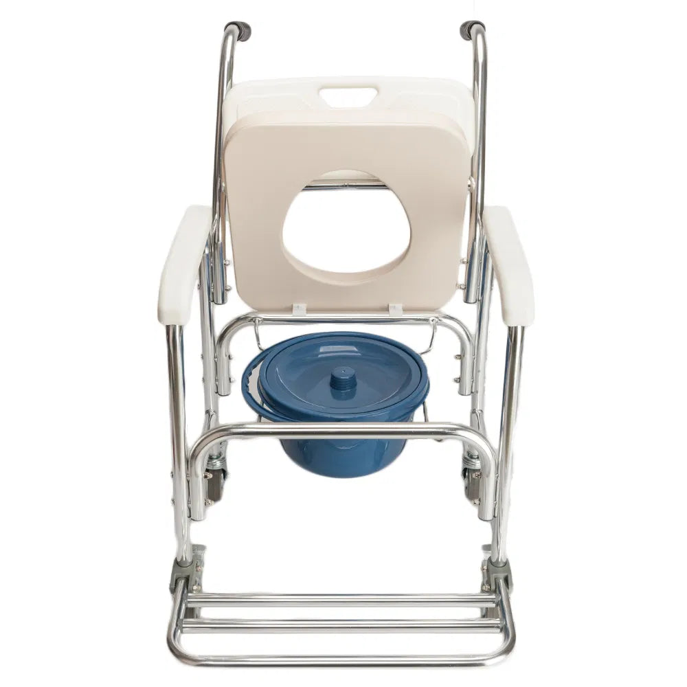 4 en 1 Aluminium multifonctionnel Personnes âgées Personnes handicapées Femmes enceintes Commode Chaise