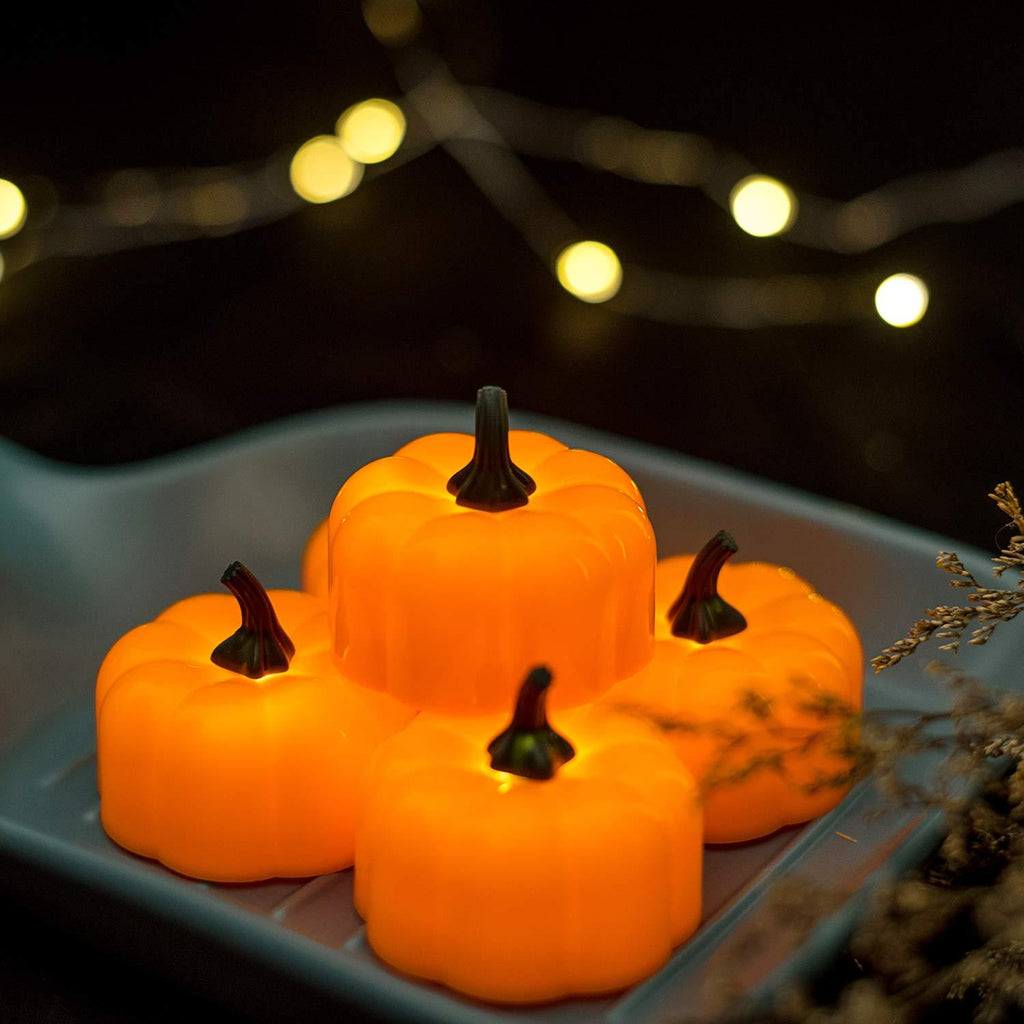 LED citrouille lumière Noël jour décoration LED bougie électronique lumière