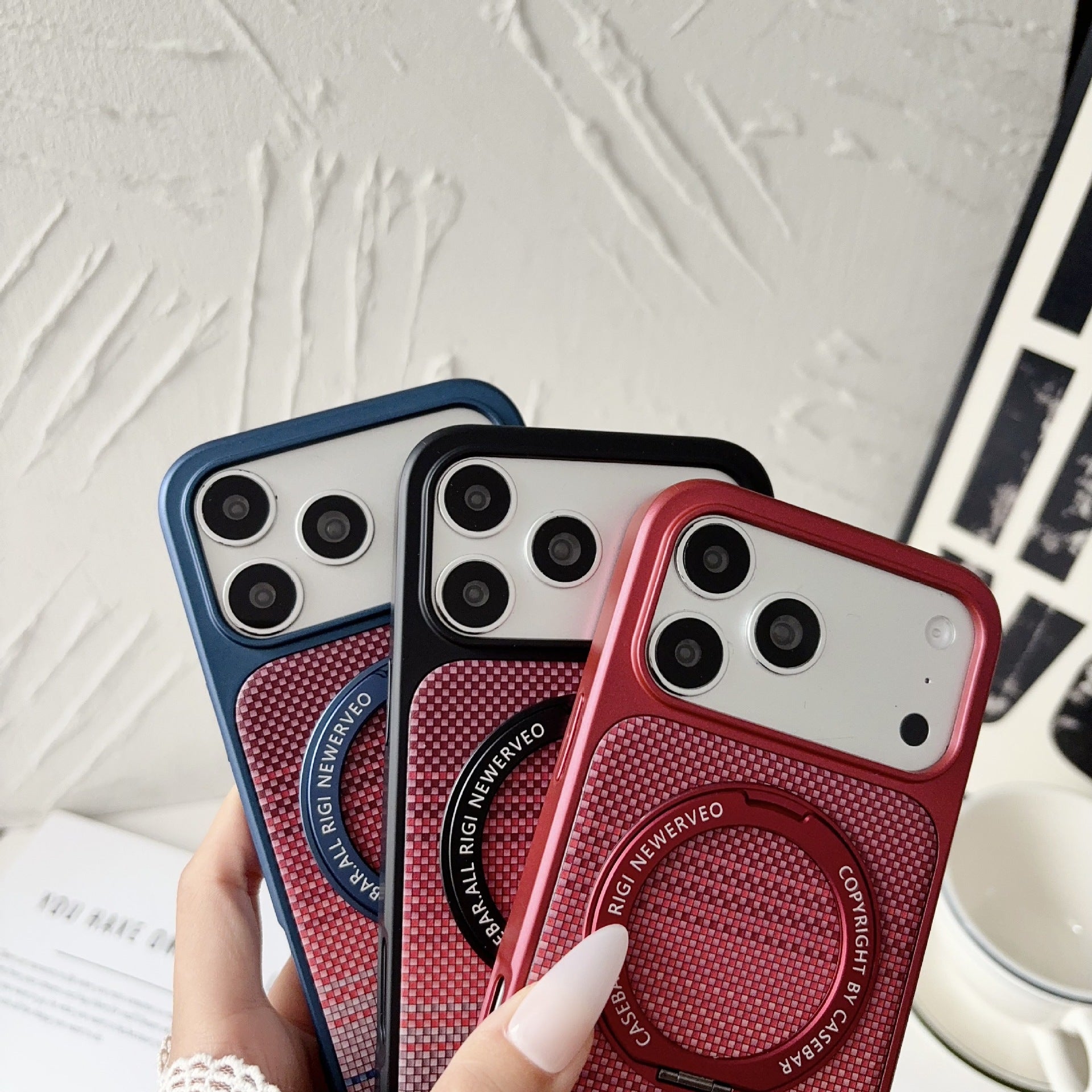 Coffre-fort magnétique à aspiration solaire Étui téléphonique résistant à la chute